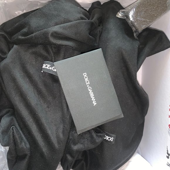 Dolce&Gabbana Black Sorrento Sock Knit Melt Sneakers Trainers - Made In Italy - Picture 5 of 5